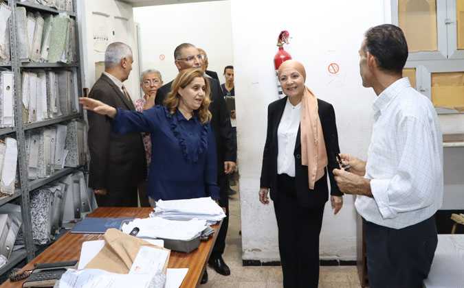 وزيرة العدل تأذن بالانطلاق الفوري في تنفيذ برنامج خاص لفائدة المحكمة الابتدائية بتونس